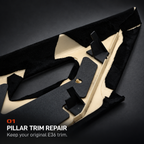BMW E36 A, B, C Pillar Trim Repair Kit product detail