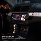 BMW E46 Multimedia Head Unit with CarPlay + Android Auto product detail