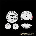 BMW E30 GAUGE FACE / GAUGE OVERLAY FOR M3