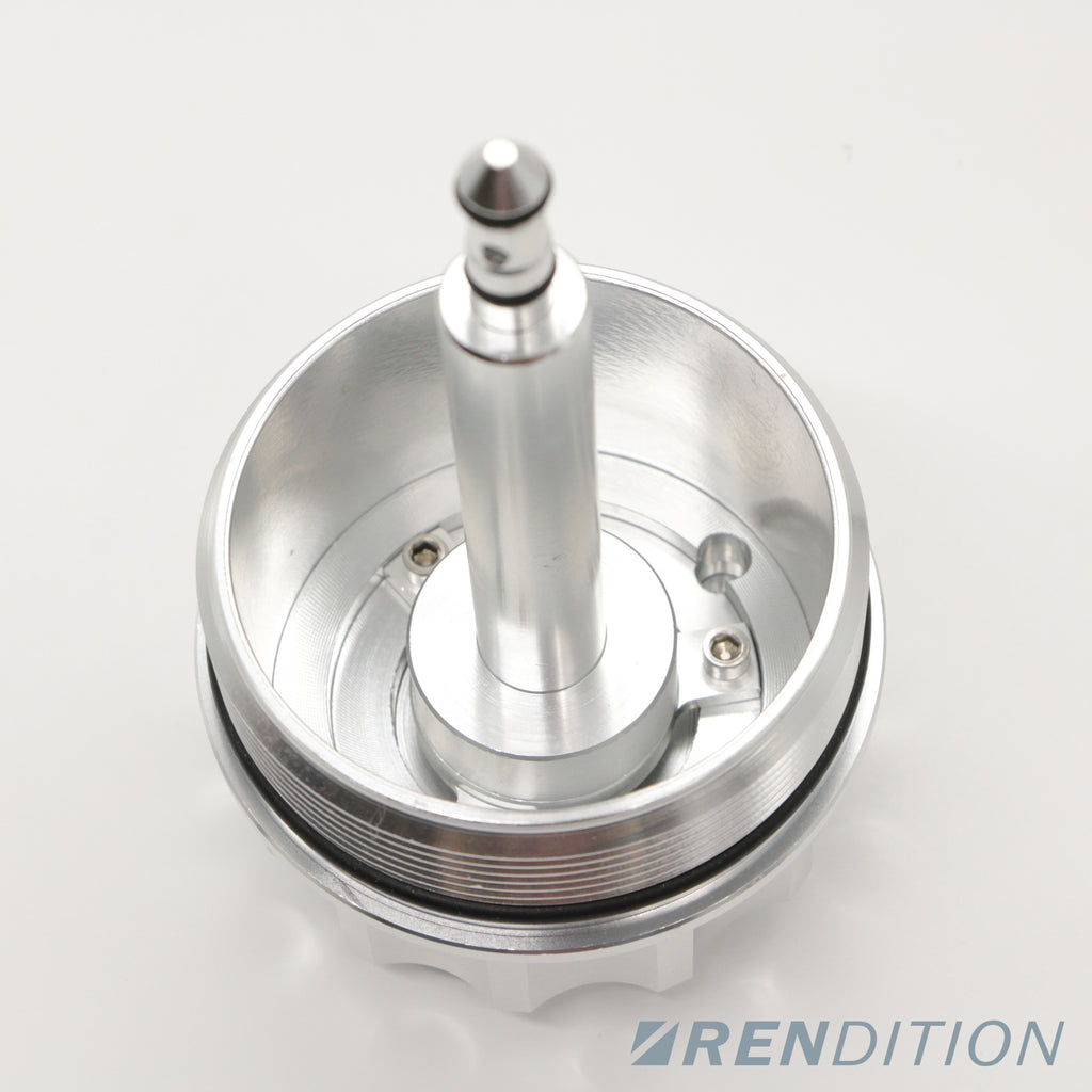 BMW CNC-machined aluminum oil cap adapter for M50 M52 S50 S52 M54 