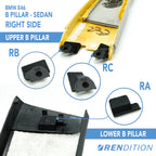 BMW E46 Sedan B-pillar trim repair kit