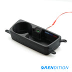 BMW E9X FRONT CUPHOLDER + USB (E90 E91 E92 E93)