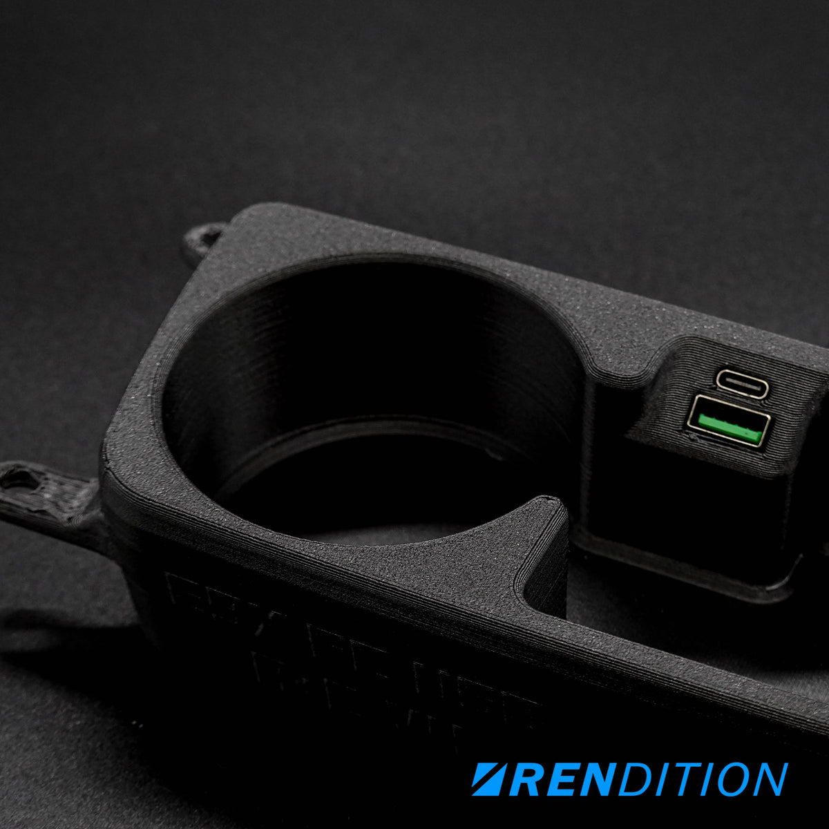 BMW E9X FRONT CUPHOLDER + USB (E90 E91 E92 E93)