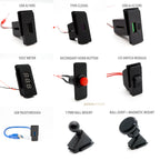 BMW E30 Ashtray Modular Conversion System – USB, Volt Meter, Switches, and Mounts