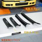 適用於BMW E36 雙門轎跑車和敞篷車的 B 柱飾板更換