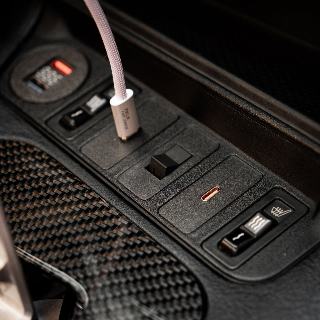BMW E36 USB C switch panel module
