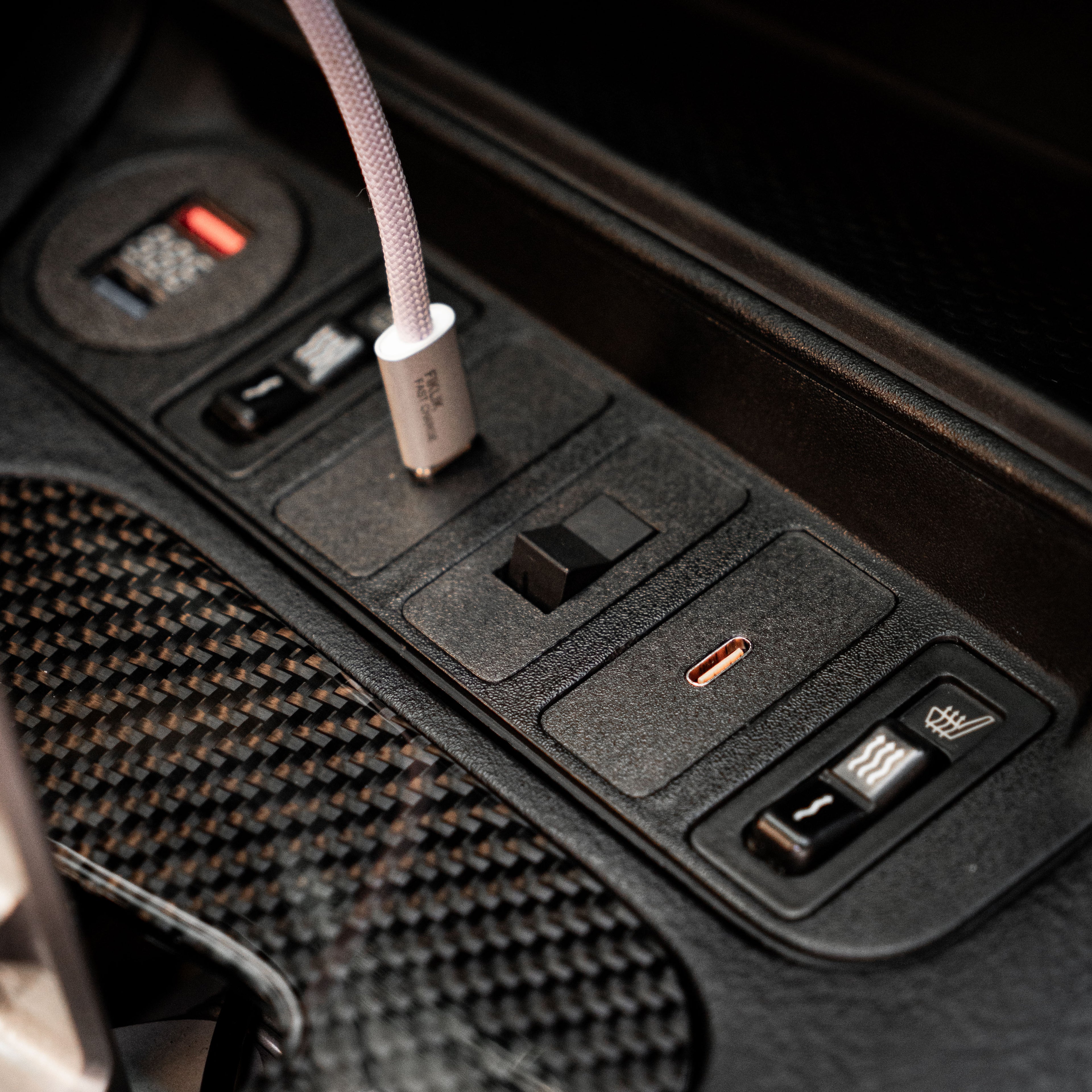 BMW E36 USB C switch panel module