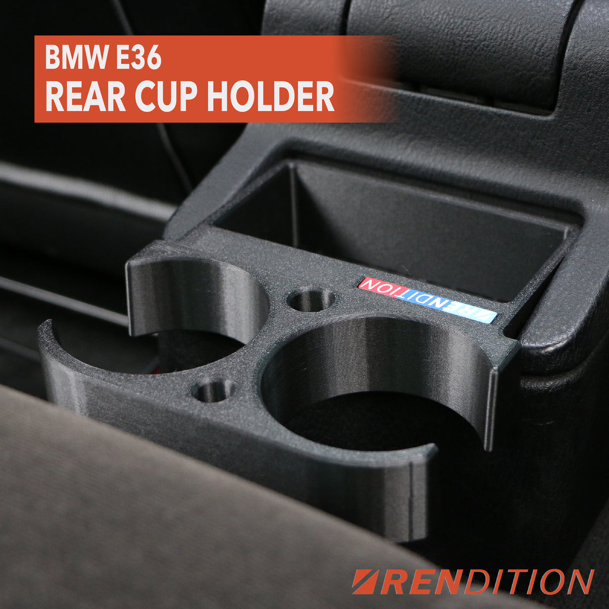 BMW E36 Rear Cupholder V5