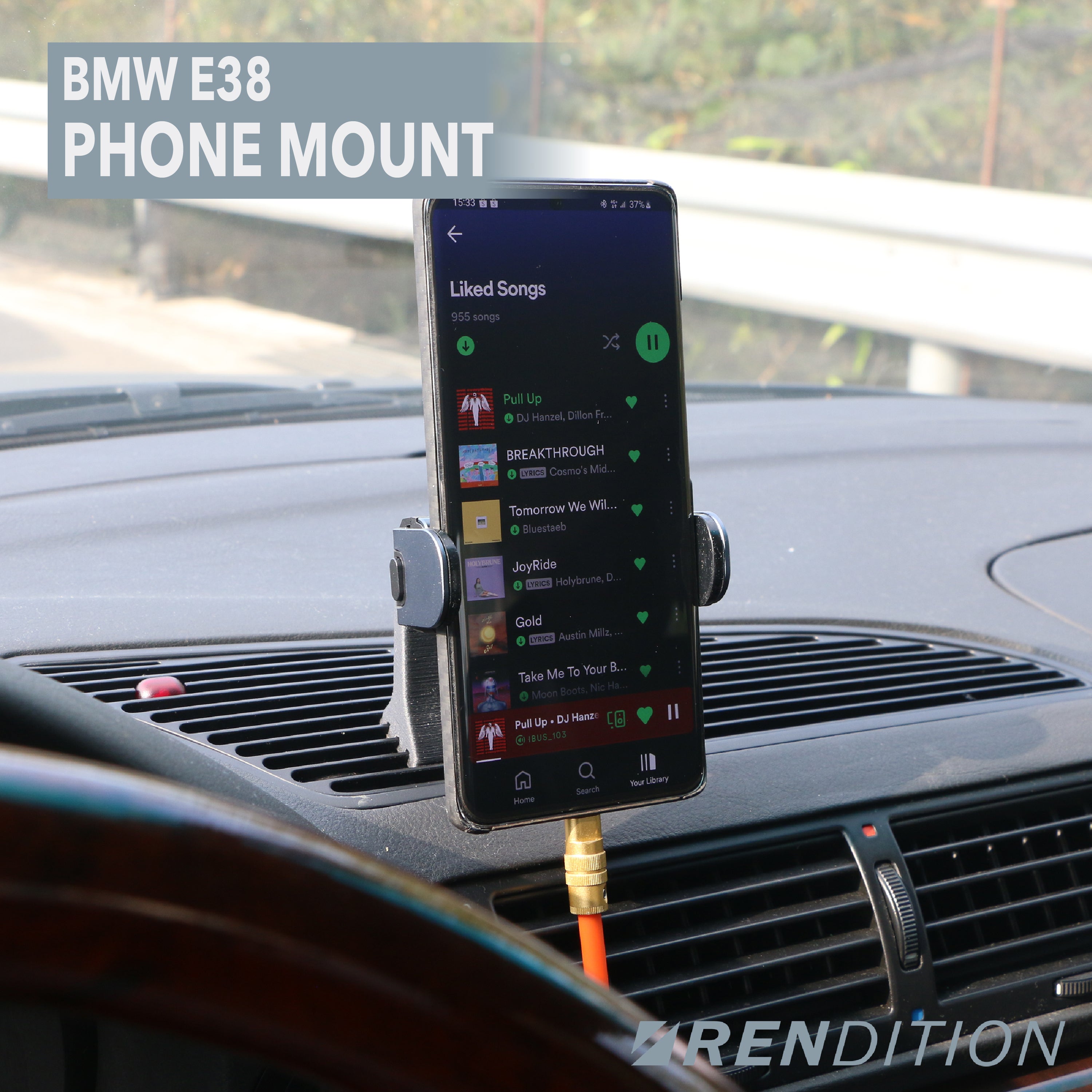 BMW E38 手機支架