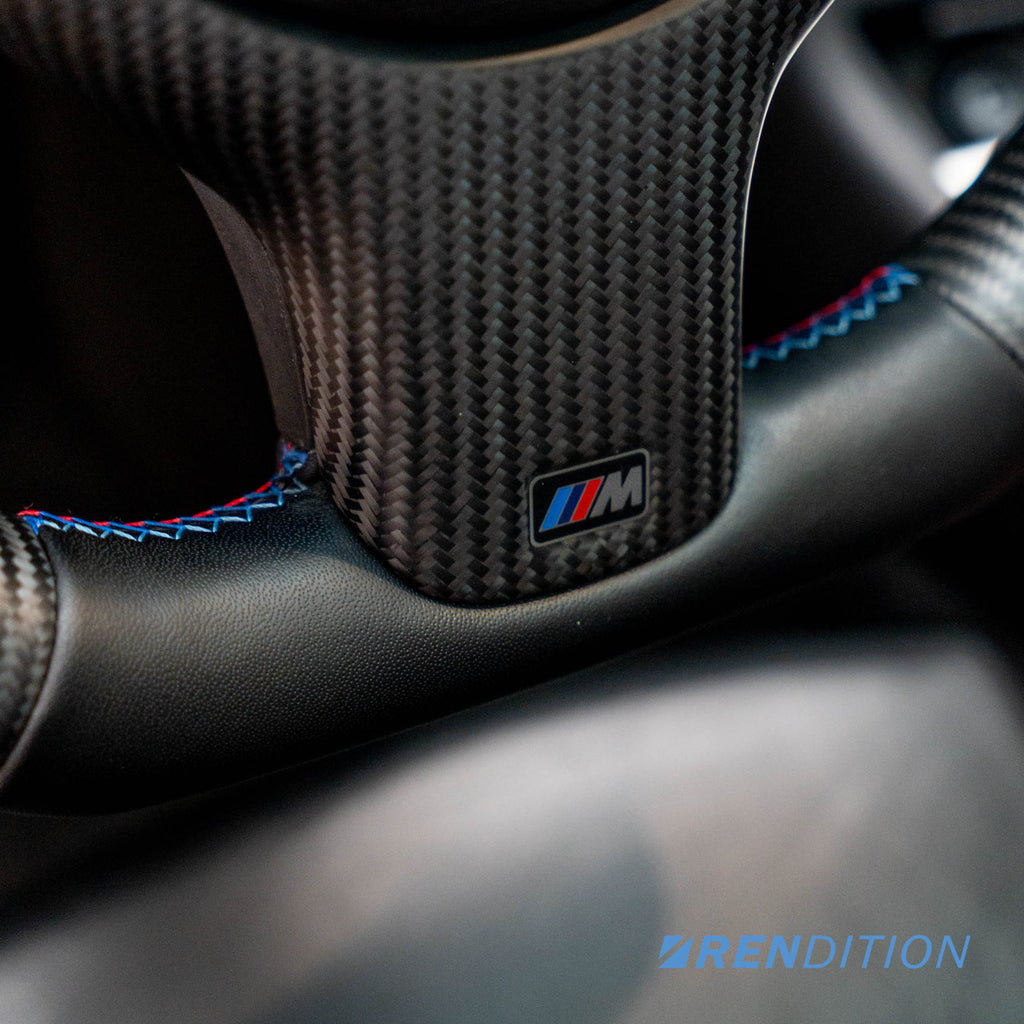 BMW E46 Custom Carbon Steering Wheel – Nappa, Alcantara, Forged or Twill Carbon