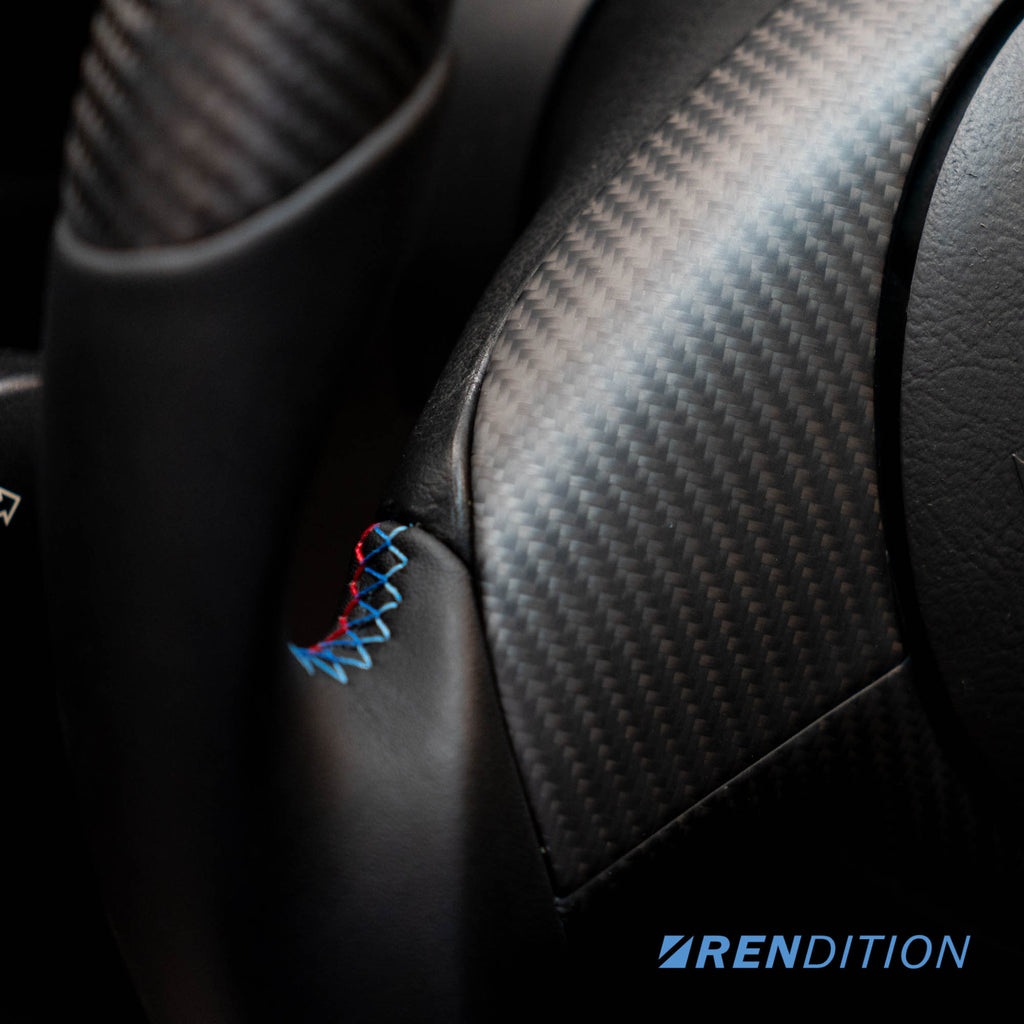 BMW E46 Custom Carbon Steering Wheel – Nappa, Alcantara, Forged or Twill Carbon