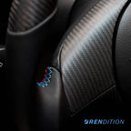 BMW E46 Custom Carbon Steering Wheel – Nappa, Alcantara, Forged or Twill Carbon