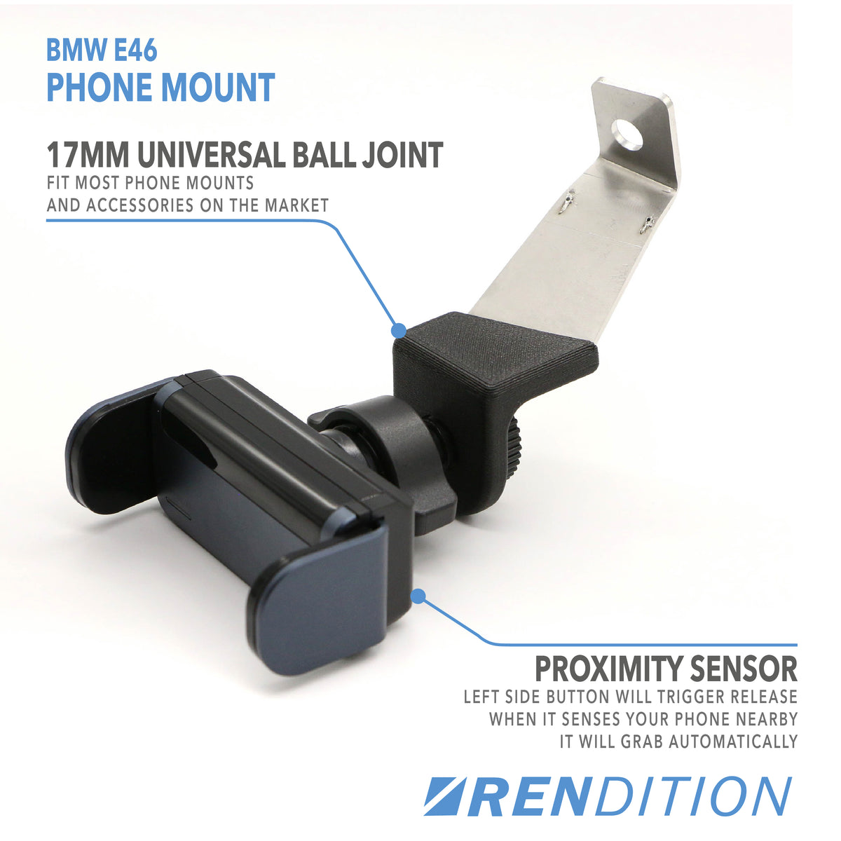 BMW E46 Phone Mount V3