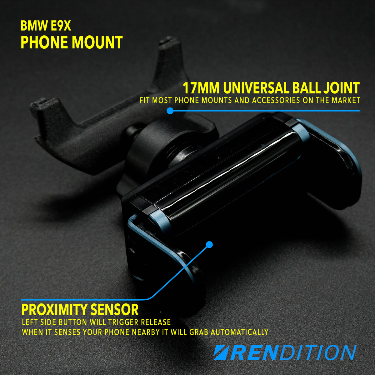 BMW E9X Phone Mount