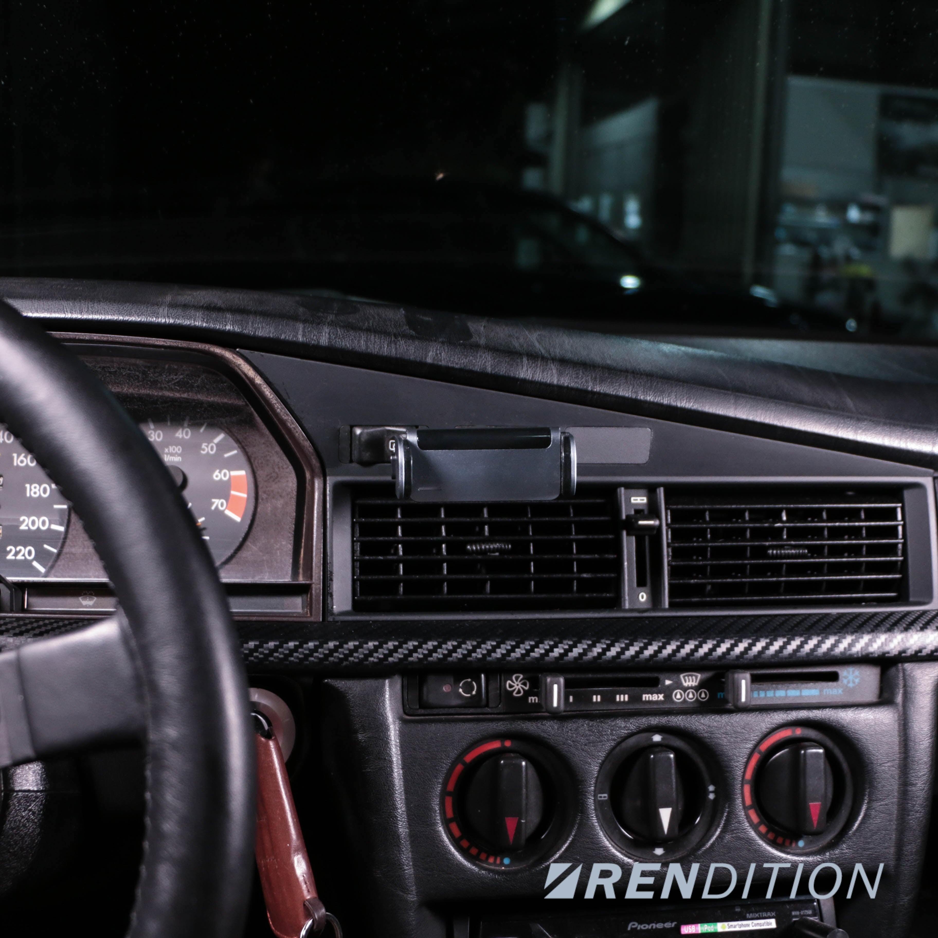 M-Benz W201 Phone Mount