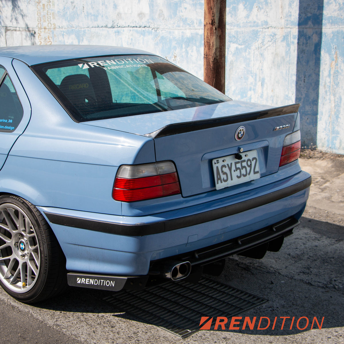 BMW E36 REAR DIFFUSER KIT V5