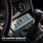E30 ASHTRAY MODULES. Choose the functions your E30 needs.