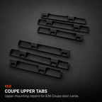 BMW E36 Coupe upper door card repair tabs