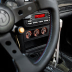 BMW E36 OBC lower console triple gauge kit installed