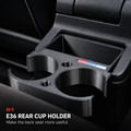 E36 REAR CUP HOLDER. Make the back seat more useful.
