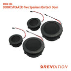 BMW E36 tweeter & speaker grille upgrade kit full-range HiFi replacement full kit displayed