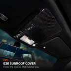 E36 SUNROOF COVER. Finish the interior. Right above you.