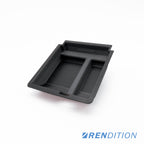 BMW E46 Center Console Storage Tray OEM Replacement Carbon Fiber Infused LHD RHD