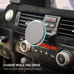 CHARGE WHILE YOU DRIVE. Keep your phone mounted and charging. Rendition 04.