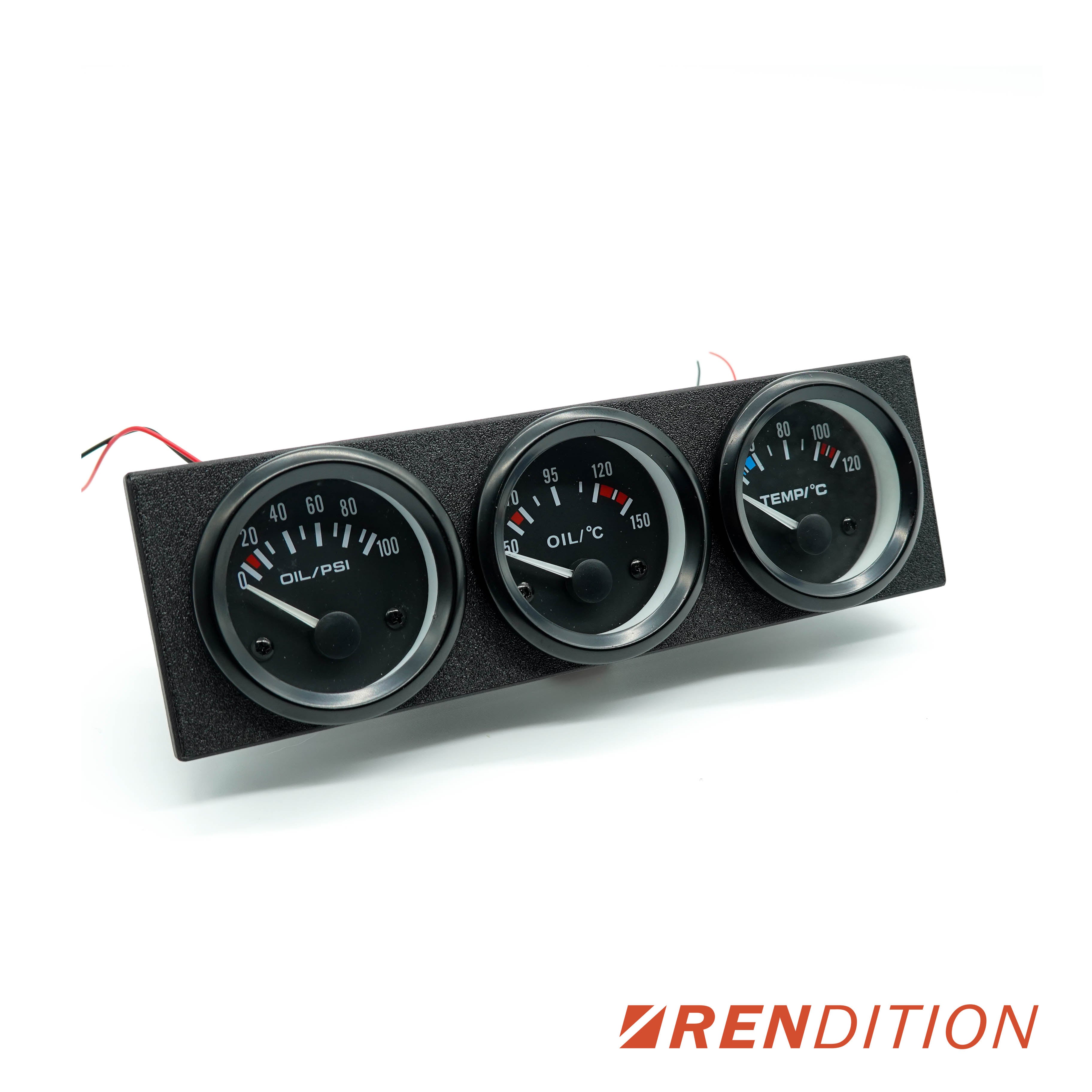 BMW E36 radio delete panel with blank and triple gauge options